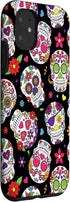 Dead Sugar Skulls Case for iPhone 11, Sugar Skull Day Of The Dead Design