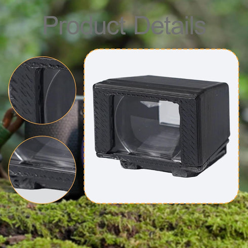 Moyeetings 28mm Camera Optical Viewfinder External Attachment Practical Spare Part High Performance Installation PP