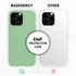 EMF Protection Liquid Silicone Shungite Case for iPhones - 5G Shield Reduction, Lightweight Protective Cover (Green, 13)