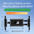 Lupholue 360 4.7" 12.9" Universal Adjustable Tablet Holder Mount for Treadmill, Spin Bike, Stroller, Wheelchair, Golf