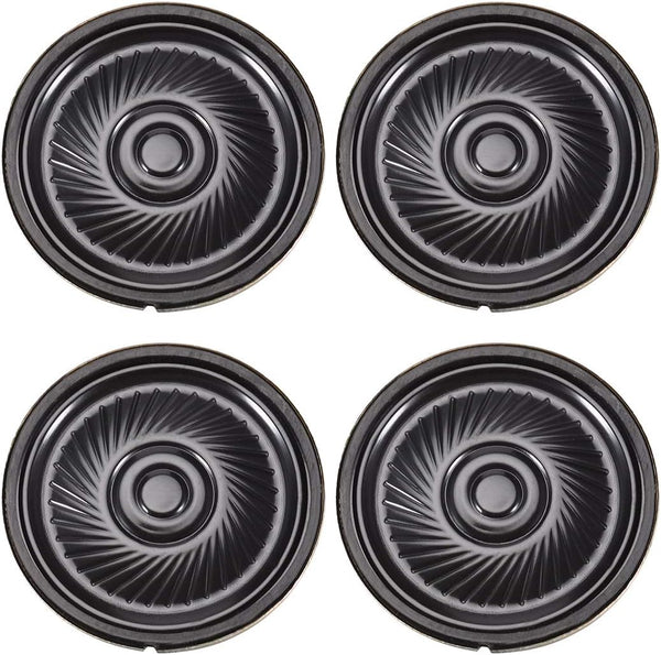 uxcell 4pcs 0.5W 32 Ohm Micro Internal Speaker Magnet Loudspeaker 40mm Dia