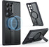 ESR Samsung Galaxy S24 Ultra Case with Kickstand, Compatible with MagSafe, Military-Grade Protection (Frosted Black)