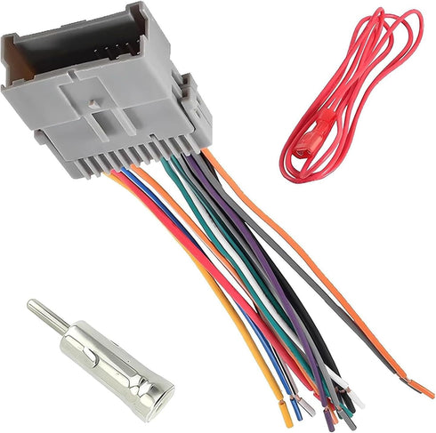 DACIRTY Pack-3 Car Radio Wiring Harness Adapter, Audio Modification Pigtail Connector Plug, Stereo