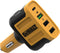DEWALT 60W USB C Car Charger, 4 Port Fast Adapter, PD Type C Compatible with iPhone 15/Samsung, Cigarette Lighter
