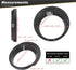 Scosche 6.5” - 6.75" Speaker Adapter for Select 1996 to 2013 Harley Davidson Fairing Models (1 Pair) SAHD675B