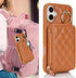 Hamany 17 17 5G 6.3 Inch-Brown for iPhone Case Wallet with Card Holder,for iPhone Phone case Wallet with Zipper