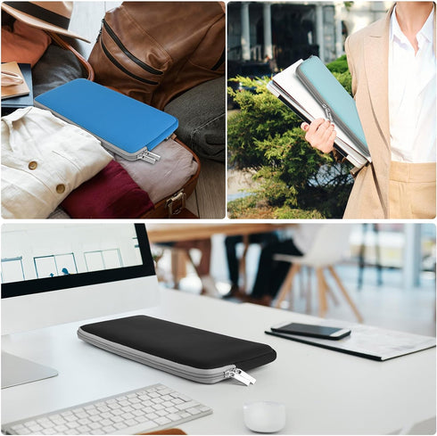 Neoprene Keyboard Sleeve Case for Apple MC184LL/B Wireless Bluetooth Keyboard, Protective Case with Zipper for Small