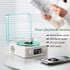 The Waves Vinyl Player, Bluetooth Speaker, 2024 New Portable Vintage Speaker with Adjustable Light and Time
