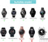22 mm Silicone Watch Bands Compatible with Samsung Gear S3 and Galaxy Watch 3 45mm, Quick Release Strap