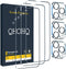 QHOHQ 3 Pack Screen Protector for iPhone 13 Pro Max 6.7" - Ultra HD, 9H Hardness, Scratch Resistant, Easy Install, Case