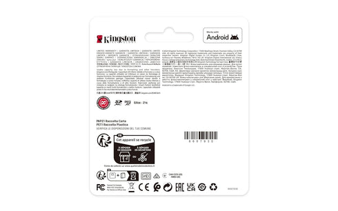 Kingston 256GB 150MB/s 10, U1, V10, A1 SDCS3/256GB Canvas Select Plus microSD Card | Up to | Class UHS-I, |
