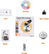 USB Microscope, Digital Handheld 40X-1000X Magnification Mini Video Camera with 8 Adjustable LED Lights