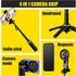 BOKKY 4-in-1 360 Magnetic Selfie Stick Tripod Rotation, Bluetooth Remote, Compact Travel Vlog Phone Holder for iPhone