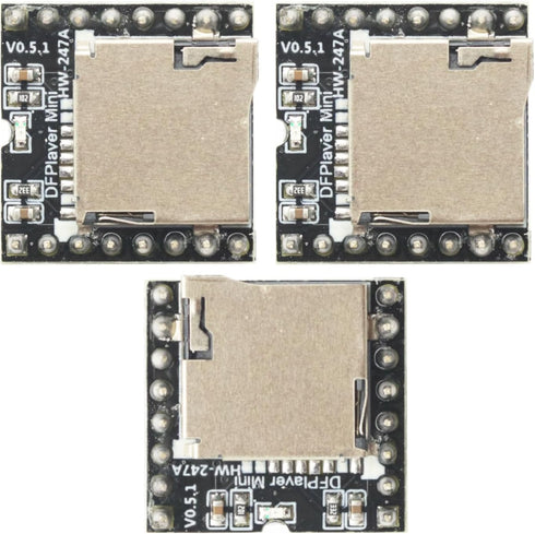 GODIYMODULES 3pcs mp3 MP3 Mini Player U Disk TF Card Mini Player Audio Voice Module Board for Arduino DFPlay Mini Audio