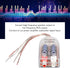 Car Speaker High to Low Converter, Plug and Play Wire Output for CD VCD DVD Player Audio Adapter