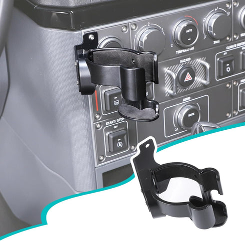 Car Multi-Function Drink Cup Phone Holder, 2 in 1 Bolt-on Stand Bracket
