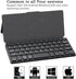 Universal Wireless Keyboards, Ultra Light Portable Mini Keyboard with Adjustable Angle Stand & Leather Case,