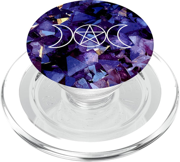 PopSockets PopGrip for MagSafe Wicca Moon Symbol Vintage Pagan Witchcraft Witch Wiccan
