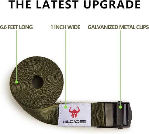 Trail Cam Straps, Game Camera Strap with Long-Lasting Alloy Buckle, Wildlife Trial Camera Accessories w/Durable Nylon Fiber, Deer Camera Tree Belts