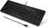 PERIBOARD-220H US Wired Compact USB Keyboard Perixx with 2 Hubs - Black - US English Layout