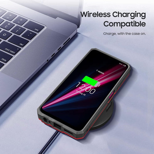 for REVVL 6 Pro 5G / REVVL 6X Pro 5G Case with Screen Protector, Military Grade Drop Proof Shockproof Dual Layer Heavy