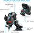 X5 Motorized Qi Car Mount - 15W/7.5W Wireless Charging, Auto Sensing Clamping for iPhone, Android & Galaxy Smartphones