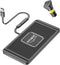 POLMXS Wireless Charger Car Charging Pad - 15W Fast Non-Slip Phone Charger Compatible with iPhone and Galaxy Models