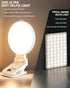 NiceVeedi 3 Color Soft Selfie Light Phone Light with Clip, Portable Edge-lit Ring Light, Rechargeable Video Conference
