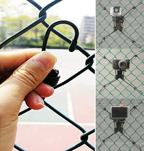 Universal Chain Link Cargo Net Mount for Inflatable Kayak Fishing Kayak for Action Camera/Smartphone/Digital Camera