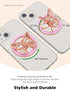 2024 Upgrade Magnetic Phone Grip Compatible with MagSafe, Butterfly Holder Finger Kickstand, Adapter Ring Included,