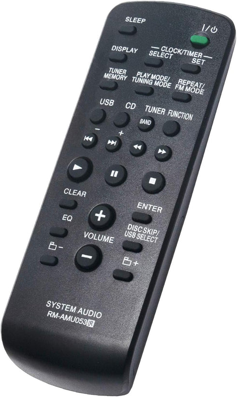 New RM-AMU053 Remote for Sony Mini Hi-Fi Component System, Compatible with MHC-GTR555, MHC-GTR888, and More