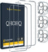 QHOHQ 3 Pack Screen Protector for iPhone 13 Pro 6.1 Inch with Tempered Glass Camera Lens Protector, Ultra HD, 9H