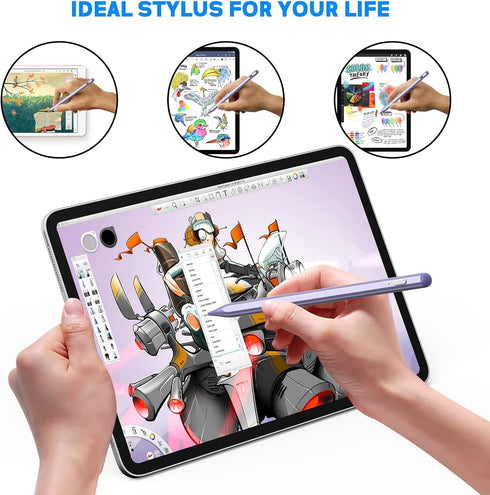 Active Stylus Pens for Touch Screens, NTHJOYS Digital Pencil for iOS/Android with Magnetic Design