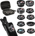 Cell Phone Camera Lens Kit - 11 in 1 Super Wide Angle, Macro, Fisheye, Telephoto, CPL & More for iPhone/Samsung