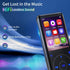 RUIZU 64GB MP3 Player with Bluetooth 5.3, 2.4-inch Curved Screen, Sport Music Player with FM Radio and Voice Recorder