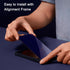 2 Pack Privacy Screen Protector for iPhone 15 Pro with Alignment Frame, Anti-Spy Anti-Blue Light Tempered Glass