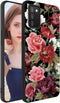 Samsung Galaxy A03S Case, TPU Ultra-Thin Anti-Drop Protective Cover for Galaxy A03S (Rose Flower)
