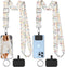 TIHGJHY 2 Pack Phone Lanyard Cell Phone Lanyard Crossbody Adjustable Phone Strap for