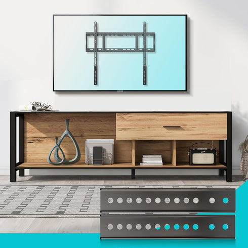 Vertical VESA Extender Bracket Kit, Steel TV Mount Extension for Low VESA Pattern TVs, Suitable for Most VESA Mounts