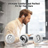 Open Ear Bluetooth 5.4 Earbuds, IPX6 Waterproof Air Conduction Headphones, 50H Playtime, Ergonomic Ear Hook, Built-in