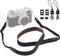 Haoge Camera Canvas Thin Strap Neck Shoulder for Binoculars,monoculars,Mirrorless or DSLR Camera,Rangefinders