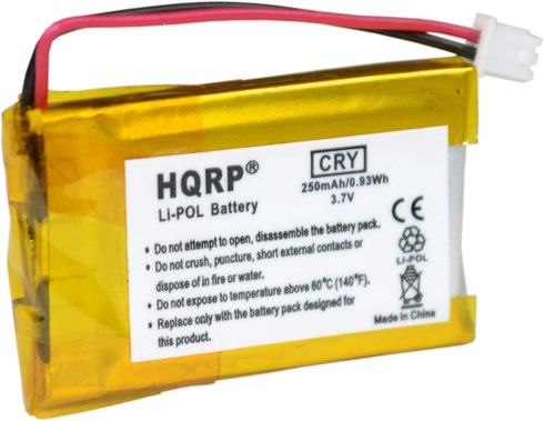 HQRP Battery for VXI Blue Parrott 052030, 502030 BlueParrott B250-XT, B250-XT+ Wireless Bluetooth Headset, Roadwarrior,