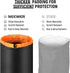 (4 Packs, 4 NEEWER Camera Lens Pouch Sizes) Thick Protective Bag with Drawstring Design, Orange Interior, Soft Plush