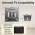 GLWIXY 14-24 Inch 100x100mm 30lbs 2pcs Monitor Wall Mount for Most LED LCD OLED Flat Screen TV and Computer, Max VESA