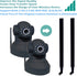 TECHTOO 9 2.4/5.8GHz PS4 (2.4/5.8GHz 1-Pack) WiFi Antenna Dual Band dBi for Router AP - Security IP Camera - USB Card