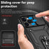SunStory Military-Grade Case for iPhone 11 Pro Max with HD Screen Protector, Slide Camera Cover & Kickstand, Black