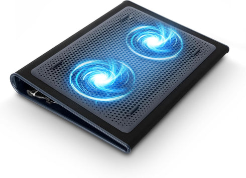 Targus 17 Inch Dual Fan Lap Chill Mat - Soft Neoprene Laptop Cooling