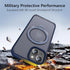 TaeliorTech 360 15 6.1'',Compatible 15 Upgraded Rotatable Magnetic Ring Stand for iPhone Case with MagSafe,Military
