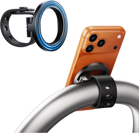 scenein 360 Magnetic Phone Holder for Gym, Bike Handlebar, Treadmill, Golf Cart, Stroller & Shopping Cart, Rotatable