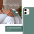 IceSword Compatible with iPhone 11 Case, Pine Green Thin Liquid Silicone, Shockproof Cover